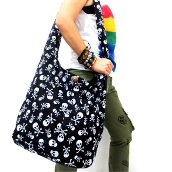 New Boho Style Skull Crossbody bag B5 - Picture 1 of 6